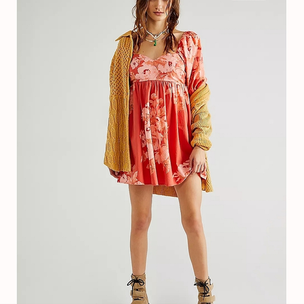 Free People Peony Babydoll Dress